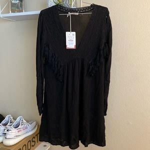 NWT Long Sleeve V Neck Dress